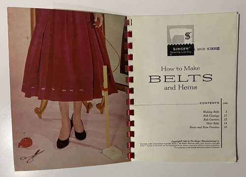 How to Make Belts and Hems: Singer Sewing Library Book # 112 (Edición española) - Imagen 7 de 9