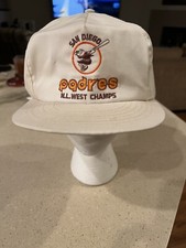 Vintage Rare 1984 or 1998 San Diego Padres NL West Champions SnapBack Hat Cap