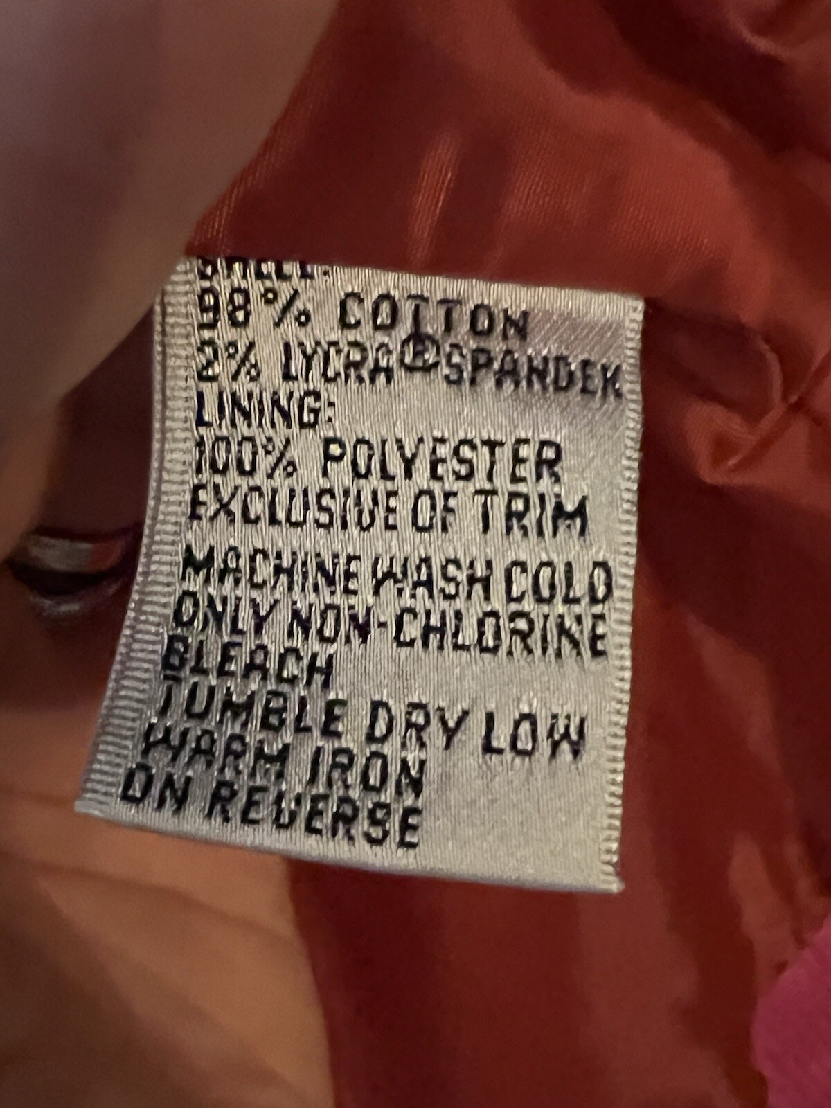 Vintage Talbots Solid Pink Single One Button Blaz… - image 7