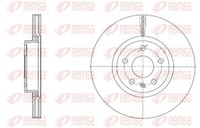2X Remsa 6972.10 Bremsscheibe FüR Audi Seat Skoda VW