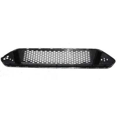 ZXMT Honeycomb Front Upper Grille For Ford Mustang 2018-2019 – Bullitt Style – Black