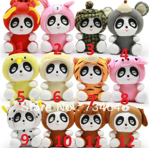 Bär Rilakumma Panda 4 Zoll/7,9 Zoll Cosplay Sternzeichen Alpaka Lama 12 Zoll Plüsch Weihnachtsgeschenke - Bild 59 von 66