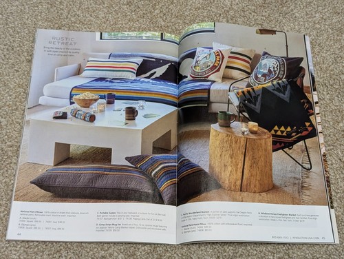 Pendleton Catalog Lot Fashion Look Book Outdoor Hiking Blanket VTG 2018 - 2024 - Picture 12 of 22