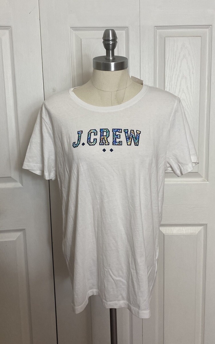 Logo J Crew Parent Company NWT J Crew Factory Size Large White