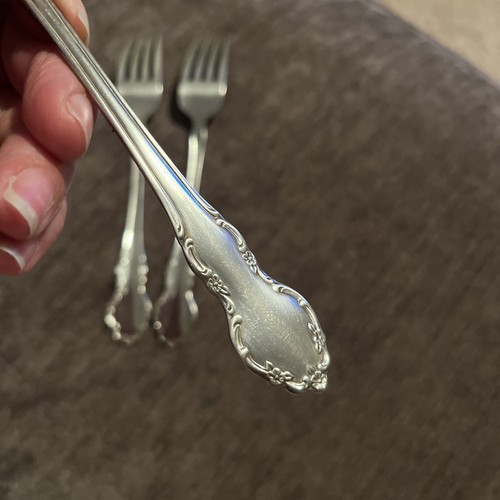 1 Oneida Stainless Steel Dinner Forks TENNYSON (OLD) Cube Mark 3 Ava - Picture 9 of 9