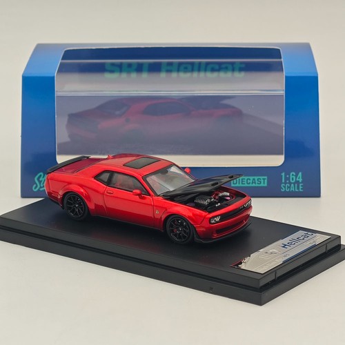 SH 1:64 Dodge SRT Hellcat Muscle Sports Diecast Model Car Limited Collection Red - Picture 6 of 8