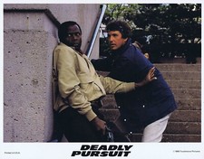 DEADLY PURSUIT Original Lobby Card 8 Tom Berenger Sidney Poitier Kirstie Alley