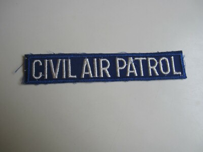 Vintage Civil Air Patrol Rectangular Collectable Patch BIS | eBay
