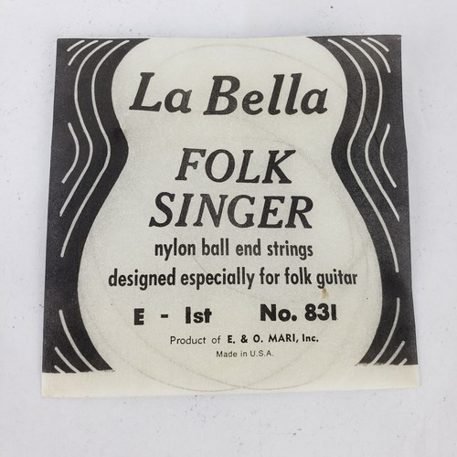 La Bella Guitar Strings Folk Singer Ball End Nylon Folk Guitars 5 Pack Different - Picture 5 of 10