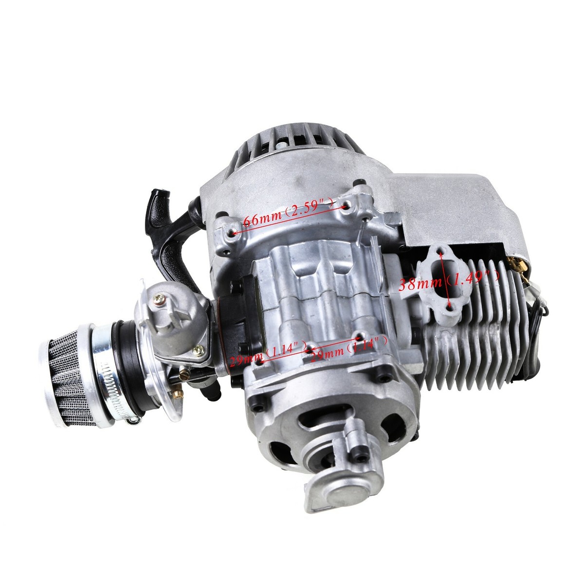 49CC 2-Takt Motor Kit - Benzinmotor Für Go Kart & Mini Dirtbike