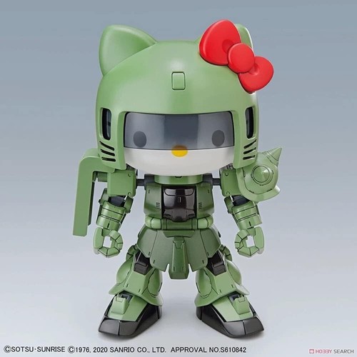 Bandai SD Hello Kitty grün Zaku II Silhouette Gunpla UK-Verkäufer - Bild 2 von 9