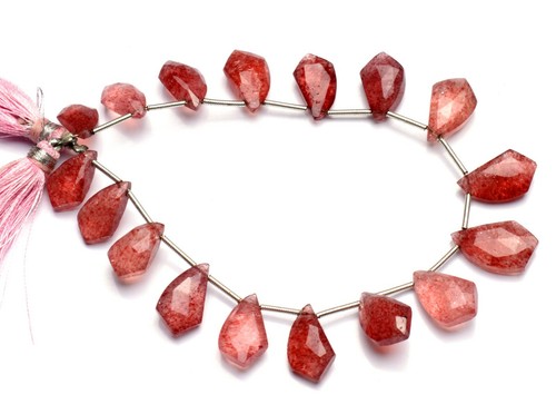 Strawberry Quartz Gem 13x8 to 17x10mm 