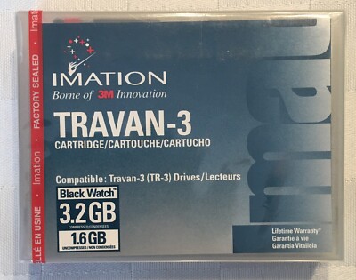 Imation Travan-3 (TR-3) Cartridge 1,6 GB / 3,2 GB (compressed) - NEU
