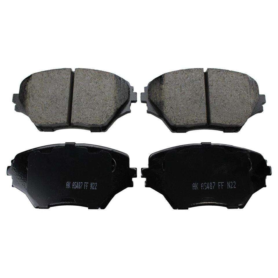 Juego de pastillas de freno de disco cerámicas delanteras Akebono ProAct ACT862 para Toyota RAV4 2001-2005 Foto 2 de 4