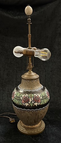 Gres Keramis Charles Catteau Boch La Louviere Keramik Tischlampe - Bild 2 von 20