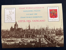 Vatikan 1990 Città del Vaticano Sonderdruck zur Stamp World London 90