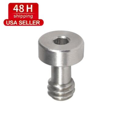 Stainless Steel Hex Hexagon Socket Camera Screw 1/4 inch Quick Release  Screw