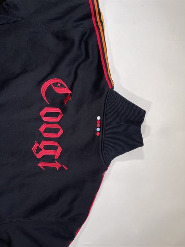 Coogi Jacket Vintage 90s Full Zip Track Jacket Coat Black Men's Size 2XL XXL B8 - Picture 12 of 12