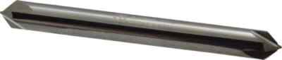 1/4'' Diam 90 degree/90 degree 4-Flute Double End Solid Carbide Chamfer Mill
