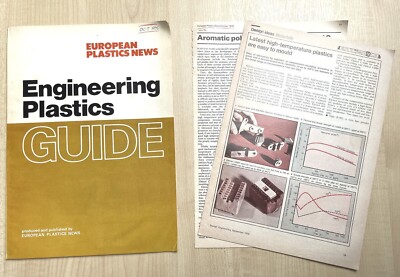 Engineering Plastics Guide 1976 magazine vintage 1970s industry design science