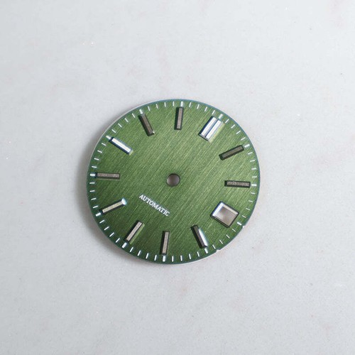 DS Vertical Sand 28.5mm Dials NH35 Supports Custom Logos and Text No Lume S Mod - Picture 11 of 15