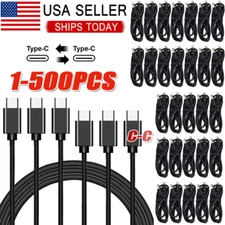 USB-C to USB C Type-C Fast Charging Data SYNC Charger Cable Cord 3/6/10FT lot