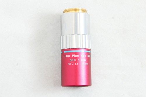 [Clean Glass] Mitutoyo LCD Plan APO NIR 50X / 0.42 f=200 Microscope Objective - Picture 2 of 10