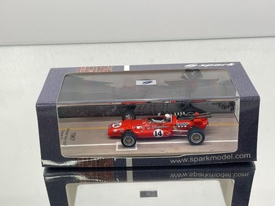 SPARK 43IN67 COYOTE WINNER INDY 500 1967 #14 AJ FOYT -RED 1:43- GOOD IN BOX