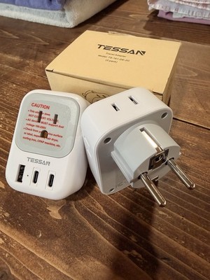 TESSAN Universal Travel Adapter Converters with USB Ports