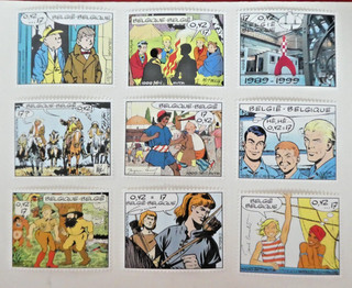 BELGIEN 1999. Comic Serie 9T Neu