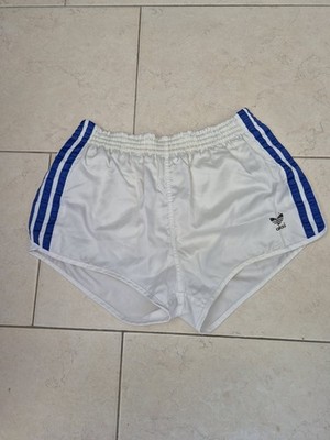 adidas Sprinter Shorts '80er Vintage Glanz Nylon Größe D6