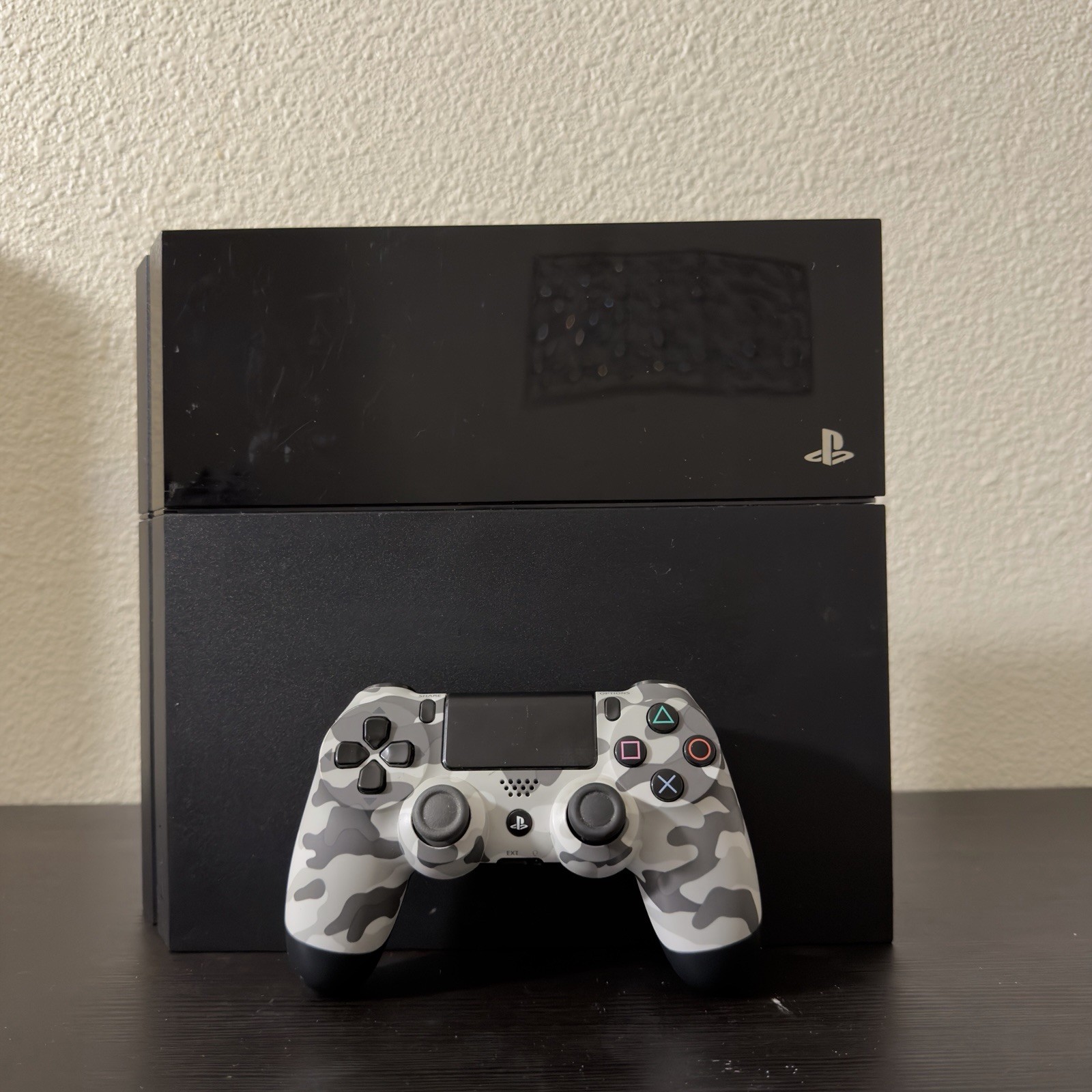 ): Sony PlayStation 4 PS4 500GB Console Camo DualShock 4 Cables Factory Reset