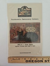 Teresa Kogut JACK BACK Halloween Black Cat Pu...