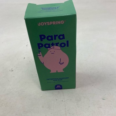 JoySpring ParaPatrol Kids Herbal Drops, Raspberry, 30 mL/30 Servings