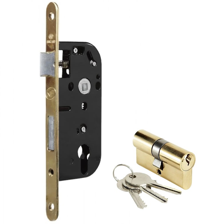 Serrure à encastrer réversible pour rénover les portes de chambres