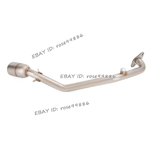 Slip-On For Yamaha Zuma 125 2021-2022 Exhaust Front Pipe Link System Steel Tube - Picture 8 of 9