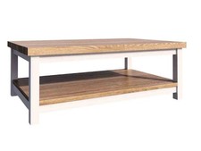 Oak Shaker Coffee Table with Shelf – Handmade Rustic Living