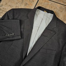 Brooks Brothers Explorer Madison Fit Mens Dark Gray Wool Blend Blazer 46R