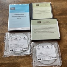 Stampin Up Getting - GETTING STARTED / WORKSHOP DEMO / CD ROM  5 PC SET NEW