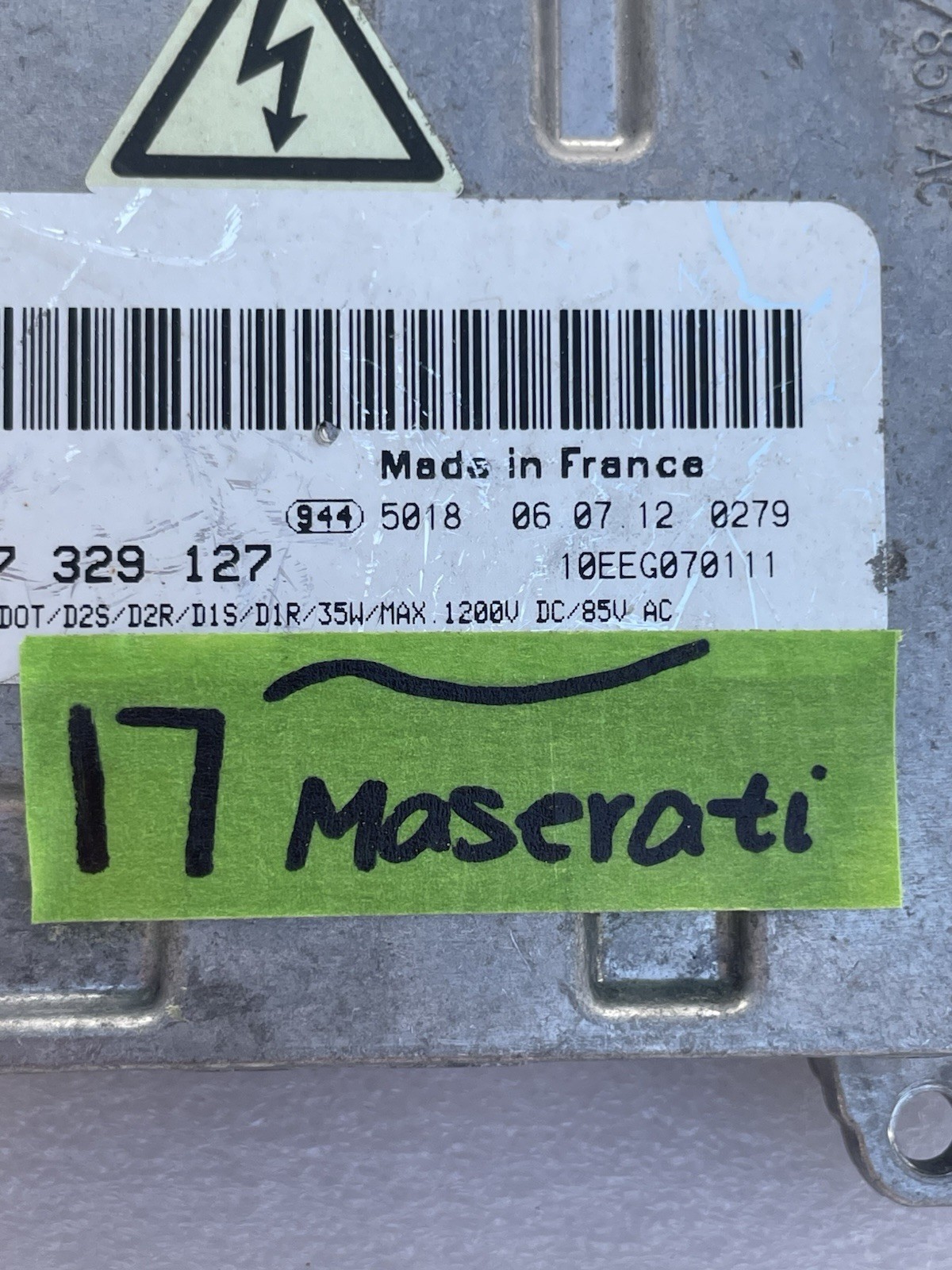 Maserati Quattroporte 2008-2019 Headlight ballast