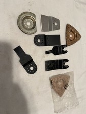 7pc Oscillating Tool Blade Set: Saw/Scraper/Diamond/Carbide, Cut Sand
