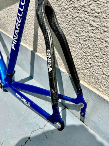 Pinarello Galileo Road Bike Frame Set Aluminum/Carbon BB Head Parts 54 F/S - Picture 6 of 10