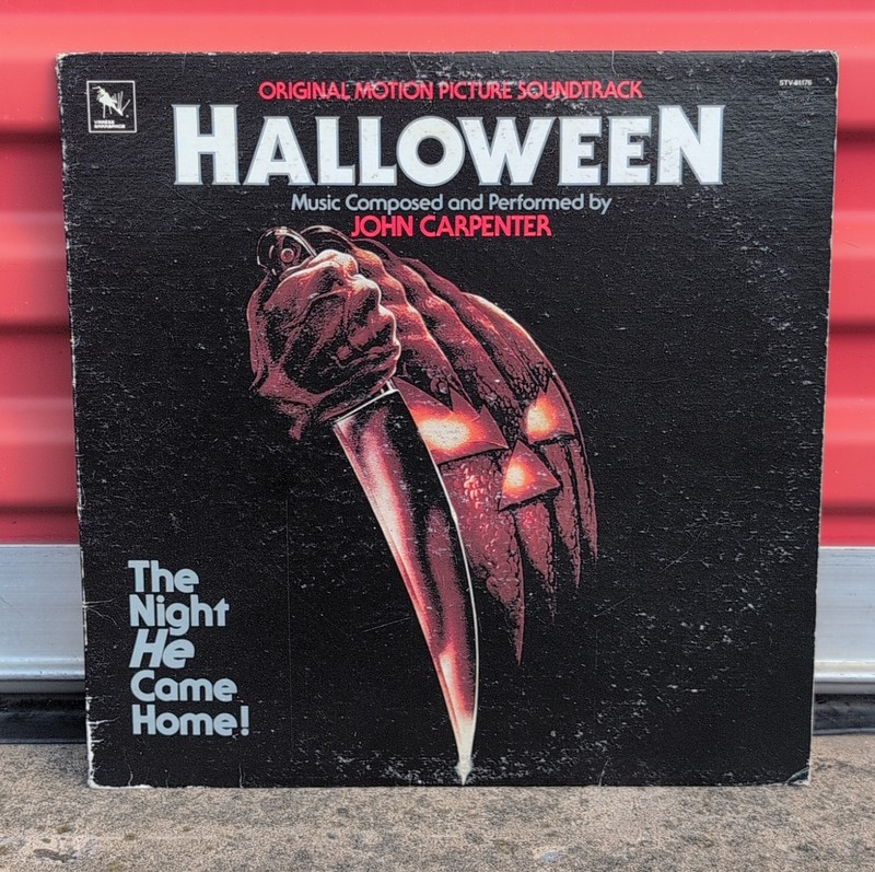 RARE John Carpenter HALLOWEEN Original Motion Picture SOUNDTRACK Vinyl LP 1983