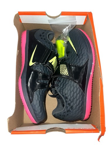 Nike High Jump Elite Anthracite Black Jumping Spikes 806561-003 Men7 / Women8.5 - Picture 5 of 6