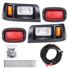 Club Car DS Halogen Headlight LED Tail Light Kit 1993  UP Golf Cart Lights