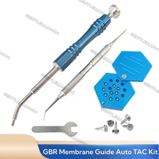 Dental Bone Tack Pins Membrane Fixation GBR Auto Gun TAC Remover Complete Kit