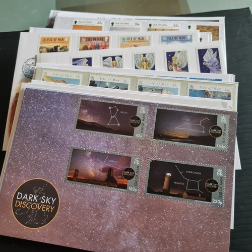 ISLE OF MAN 2007 TO 2014 34 FIRST DAY COVERS