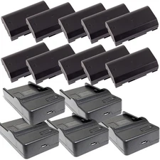 5x Battery Chargers for Trimble R4 R6 R7 R8 54344 MT1000 + 10 batteries ComboKit