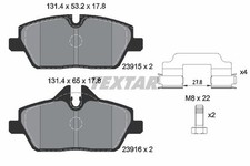 Bremsbelagsatz Vorne Lucas-System für BMW E81 E87 E88 E82 F45 Mini F55 ab 04->