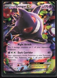 Gengar EX 34/119 XY - Phantom Forces Ultra Rare Holo